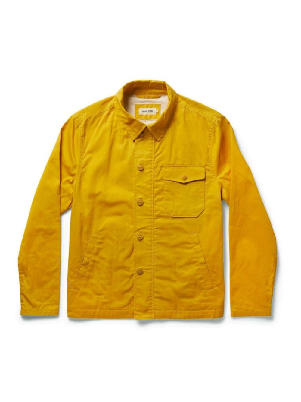 Taylor Stitch Watts Chore Utility Rugged Outdoor Waxed Jacket Canary Size 40/M - Picture 4 of 16